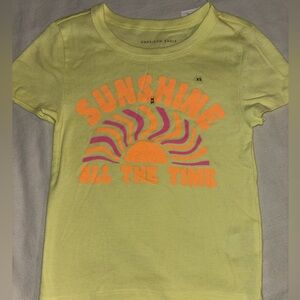 American Eagle Sunshine All The Time Baby Tee Size XS!